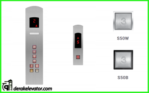 asadi lift cabin operating panel classic